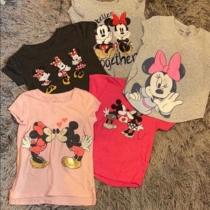 Various Minnie Mouse t-shirts